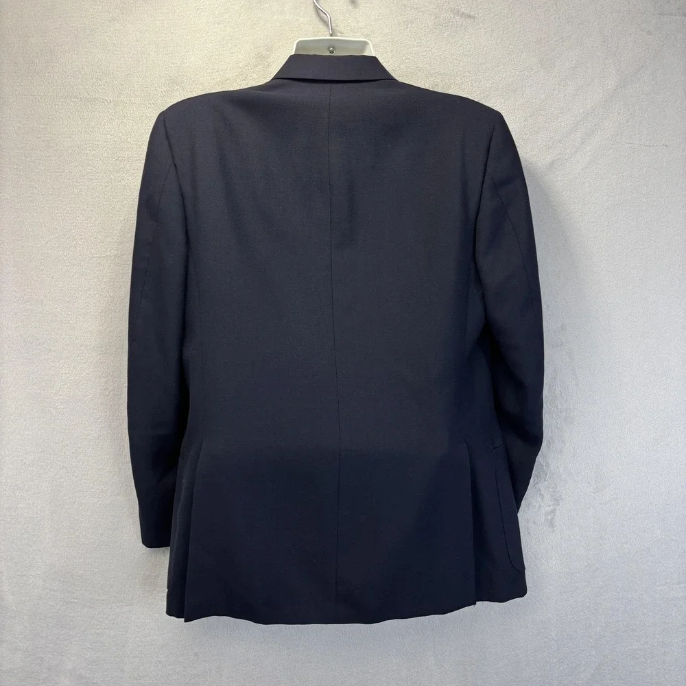 Vintage Pierre Cardin Blazer Mens 40 Navy Blue Gold Button Old Money‎ Preppy